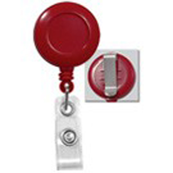 BRADY PEOPLE ID, ECONOMY BADGE REEL WITH VINYL STRAP AND SLIDE CLIP, BAG OF 25, PIECED AND SOLD IN FULL BAGS ONLY